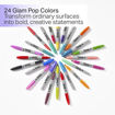 Picture of SHARPIE FINE GLAM POP PERMANENT MARKERS - 12 PACK